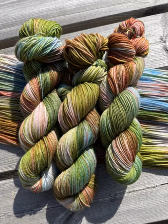 SKOGBUNN - 100 gram - 75% Merino, 25% Polyamid