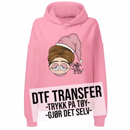 DTF Transfer Trykk: SANTA BABY