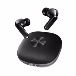 Leather Texture ANC Wireless Earbuds