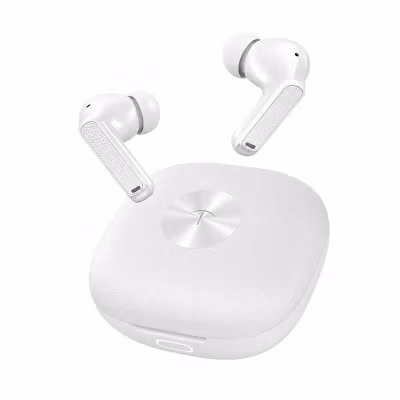 Leather Texture ANC Wireless Earbuds