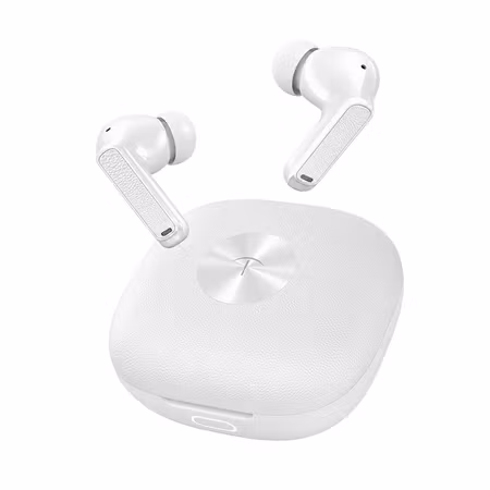 Leather Texture ANC Wireless Earbuds