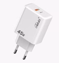 ⚡ 45W GaN med USB C kabel 2 i 1 – Kraftfull laddning i kompakt format Snabb, smidig och effektiv laddning – var du än är.
