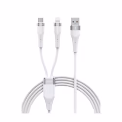 USB-C till USB-C + Lightning Längd: 1,2 m