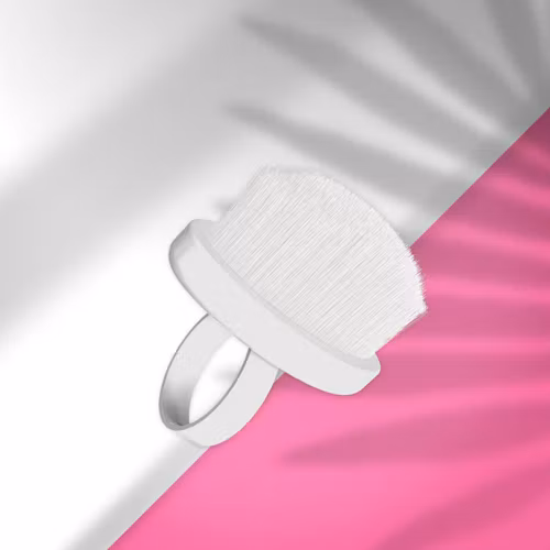 Finger ring manicure brush for dust removal EXPERT 03 Mini (1 pc)