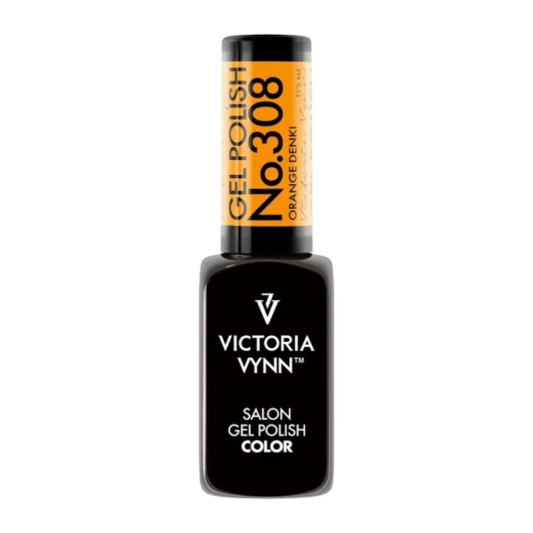 Gel Polish Color No. 308 Orange Denki