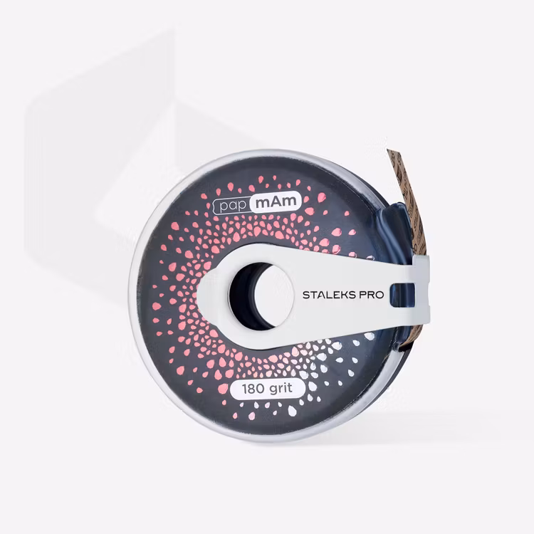 Nagelfil i ett plastfodral PapMam Staleks Pro Exclusive 180grit