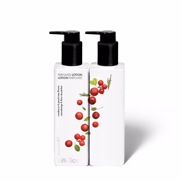 Hand & Body Lotion  CRANBERRY & PEACH TREE FLOWER