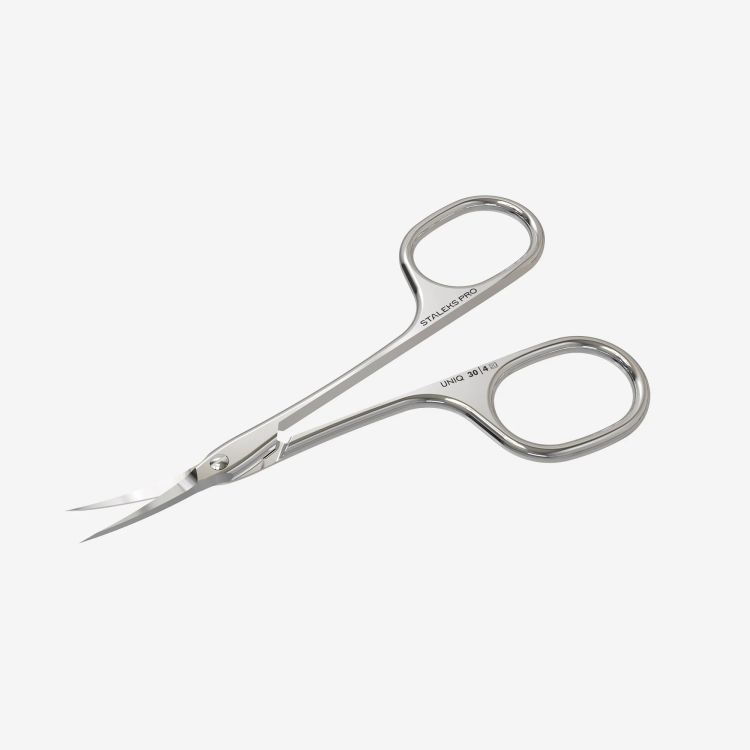 Professional cuticle scissors Asymmetric UNIQ 30-4