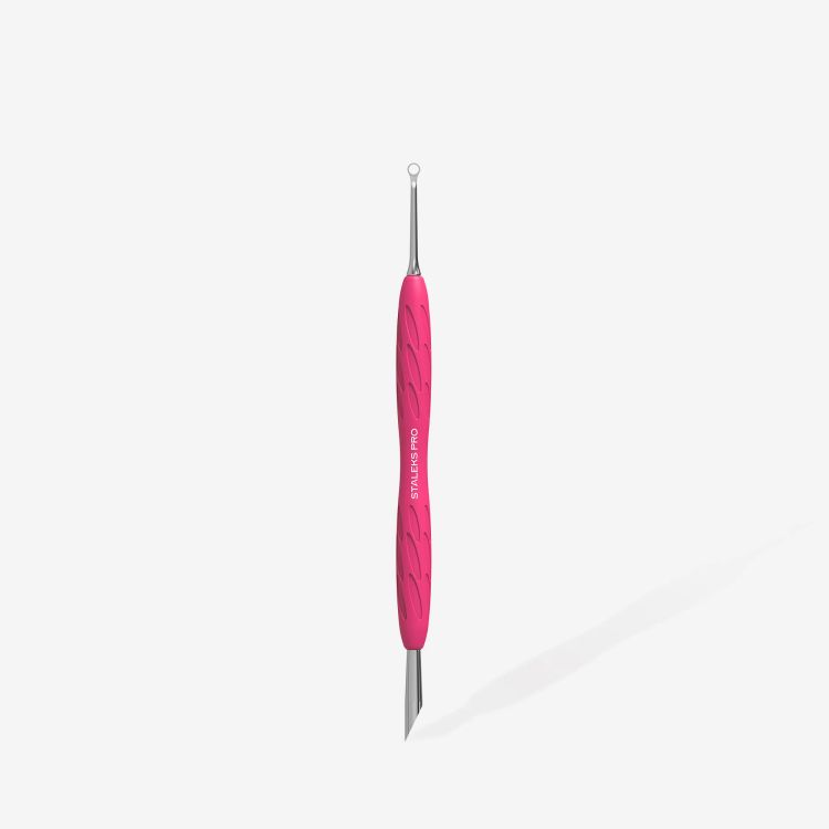 Manicure pusher Gummy with silicone handle UNIQ 11-2