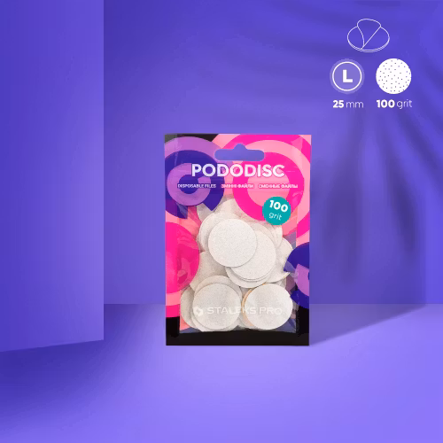 Påfyllningsfilar för Pododisc Staleks Pro L, 100 grit 50 psc