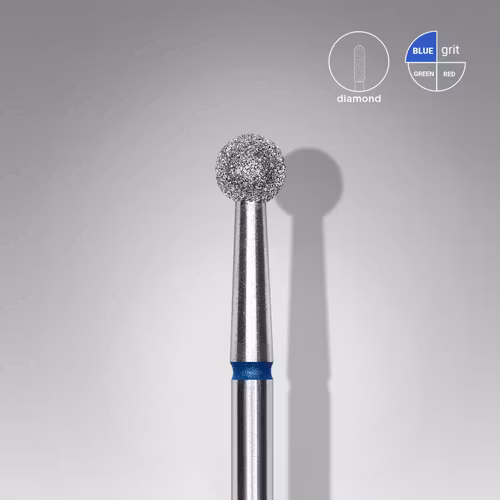 DIAMOND NAIL DRILL BIT, "Blue", 4