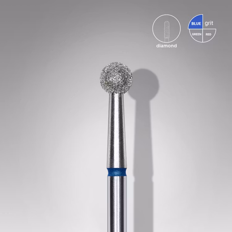 DIAMOND NAIL DRILL BIT, "Blue", 4