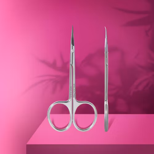 Professional Cuticle Scissors with Hook EXPERT 51 Type 3 (SE-51/3)