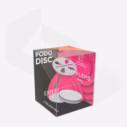 Pedicure disc PODODISC M EXPERT and set of disposable files 180 grit 5 pcs (20 mm)