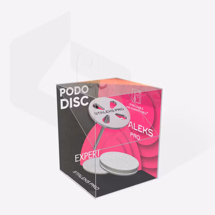 Pedicure disc PODODISC M EXPERT and set of disposable files 180 grit 5 pcs (20 mm)