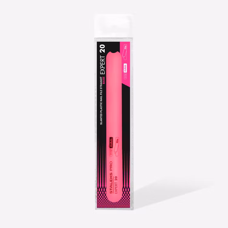 Straight beveled plastic base for nail file EXPERT 20 (162 mm)