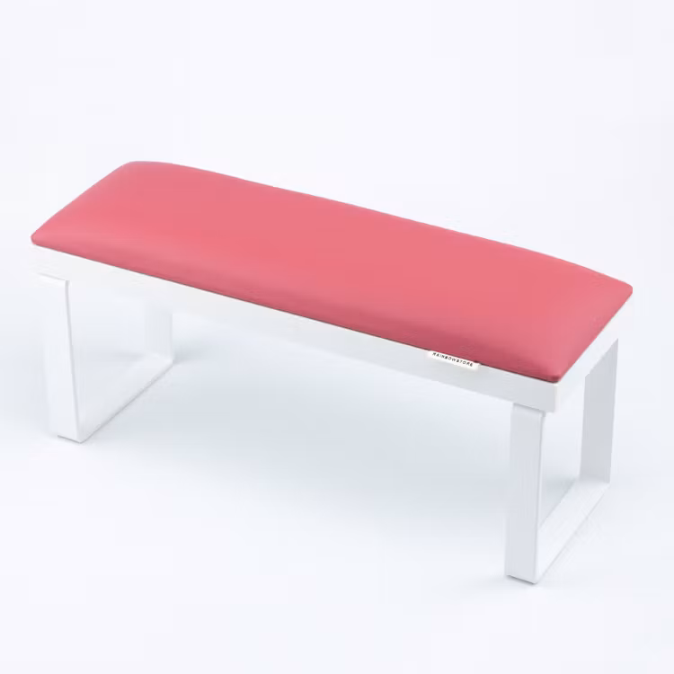 Armrest for manicure with removable white metal legs (Berry)