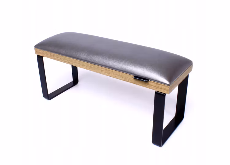 Armrest for manicure with removable black metal legs (Graphite)