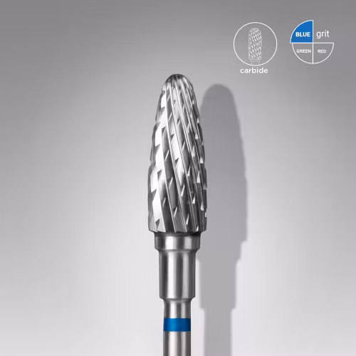 Carbide Nail Drill Bit “Corn” Blue – (Expert) 5 mm/13 mm