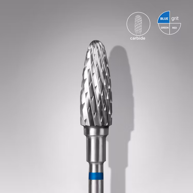 Carbide Nail Drill Bit “Corn” Blue – (Expert) 5 mm/13 mm