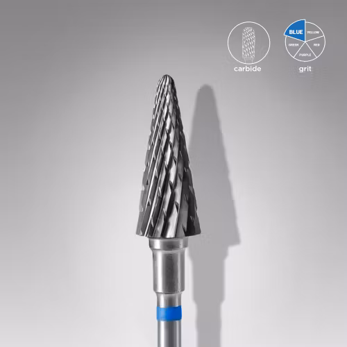 Carbide Nail Drill Bit “Cone” Blue – (Expert) 6 mm/14 mm