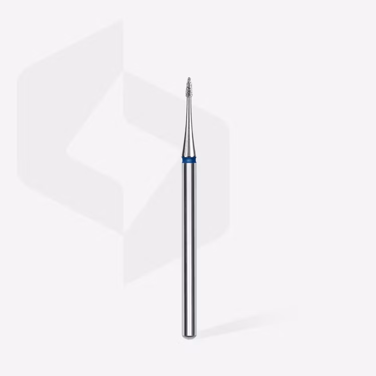 Diamond Nail Drill Bit “Mini Flame” Blue – (Expert) 1 mm/3 mm