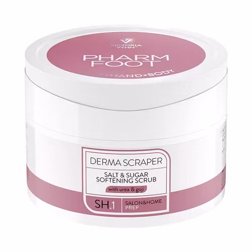 DERMA SCRAPER – Salt & Sugar Softening Scrub (Urea & Goji)