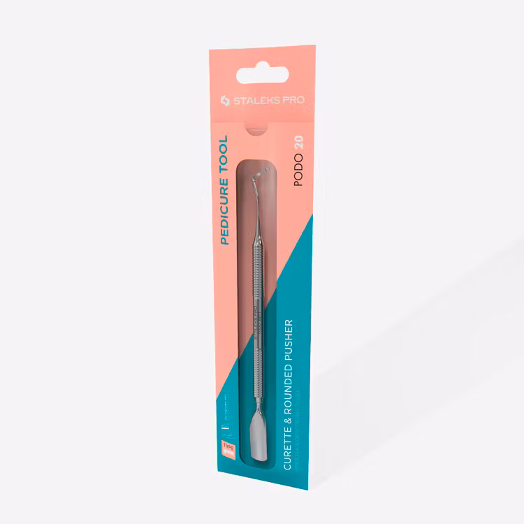 Podology Curette PODO 20 TYPE 1 (Curette + Rounded Wide Pusher) PP-20/1