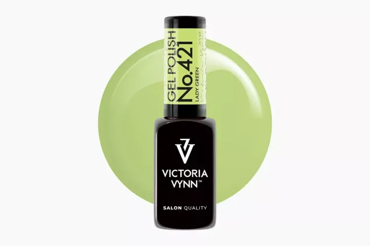 GEL POLISH COLOR – No. 421 Lady Green
