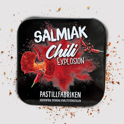Salmiak Chili Explosion- plåtask