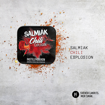 Salmiak Chili Explosion- plåtask