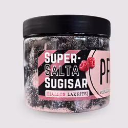 SuperSalta Sugisar - Hallon Lakrits