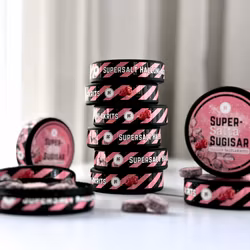 Supersalta Hallon/Lakritsdosor Megapack