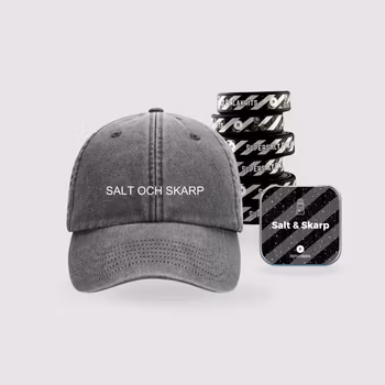 "Salt och Skarp" Keps- och Doskit