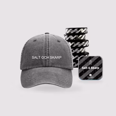 "Salt och Skarp" Keps- och Doskit