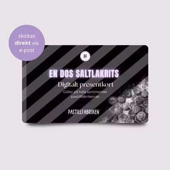 En dos saltlakrits - Digitalt Presentkort