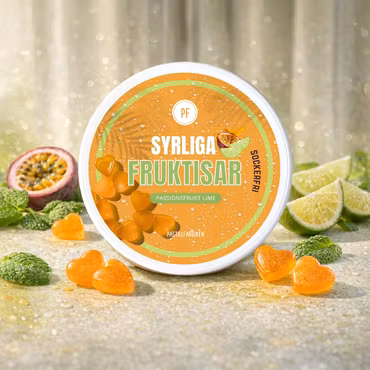 Syrliga Fruktisar - Passionsfrukt Lime
