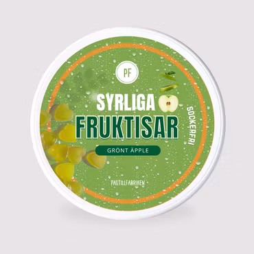 Syrliga Fruktisar - Grönt Äpple